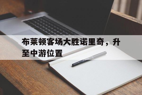 布莱顿客场大胜诺里奇，升至中游位置